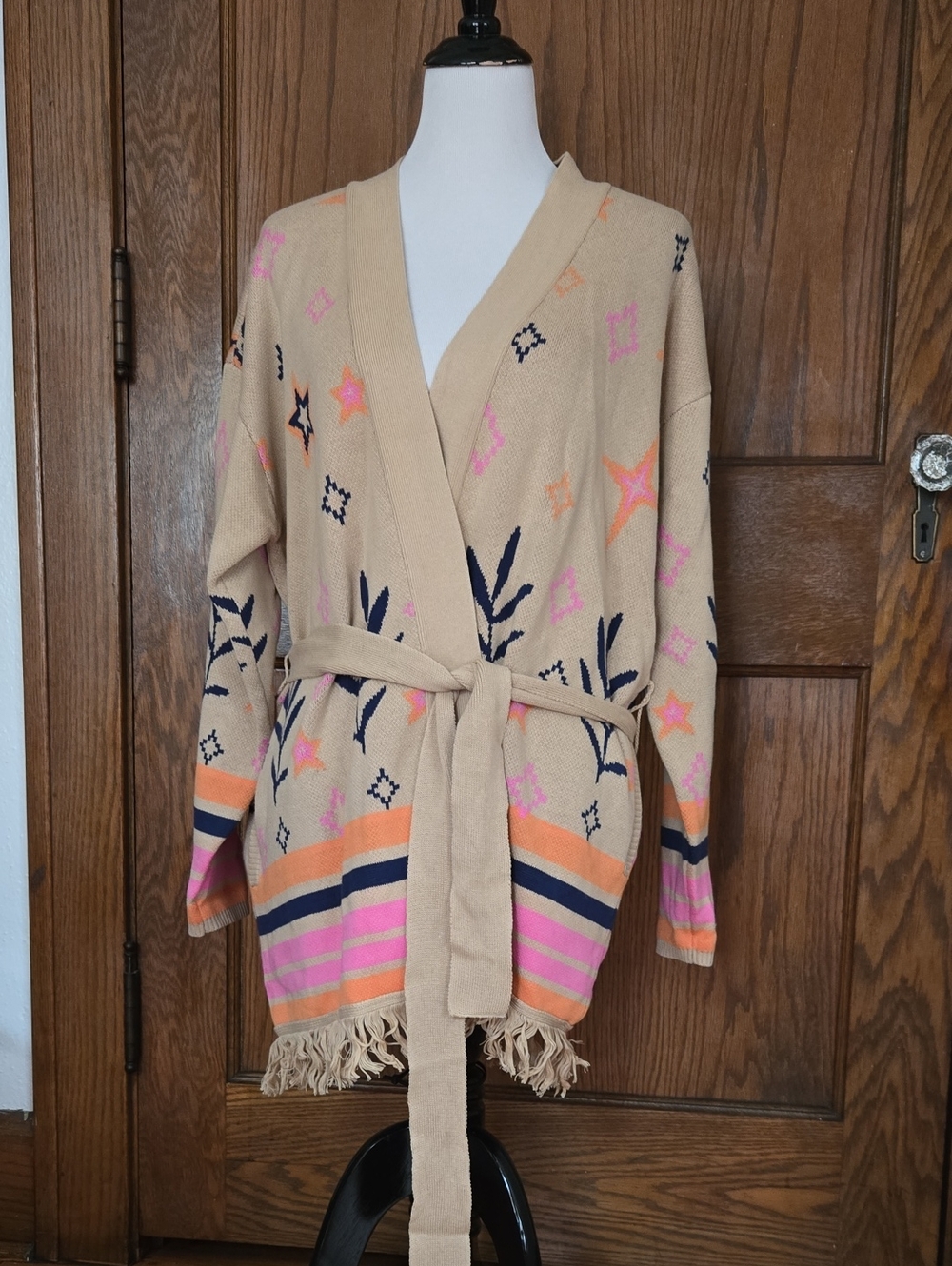 Moon And Stars Cotton Cardigan